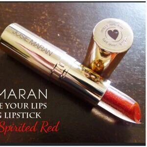 New Josie Maran Argan Love Your Lips Hydrating Lipstick - Spirited Red